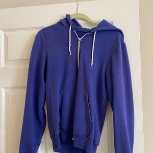 American Apparel Small Blue Hoodie